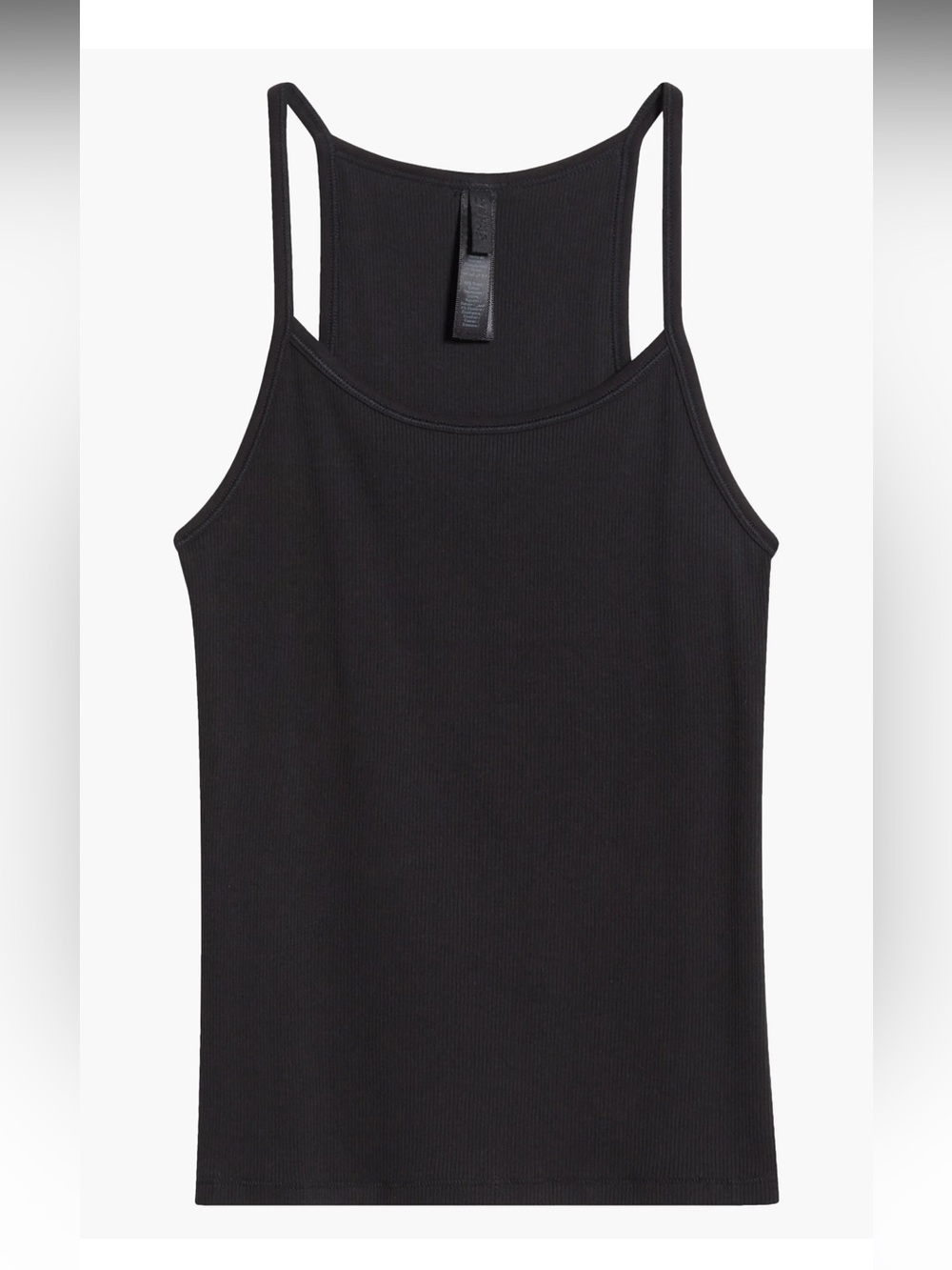 NWT SKIMS cotton rib scoop tank